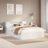 Estructura de cama sin colchón madera maciza de pino 160x200