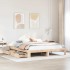Estructura de cama sin colchón madera maciza de pino 180x200