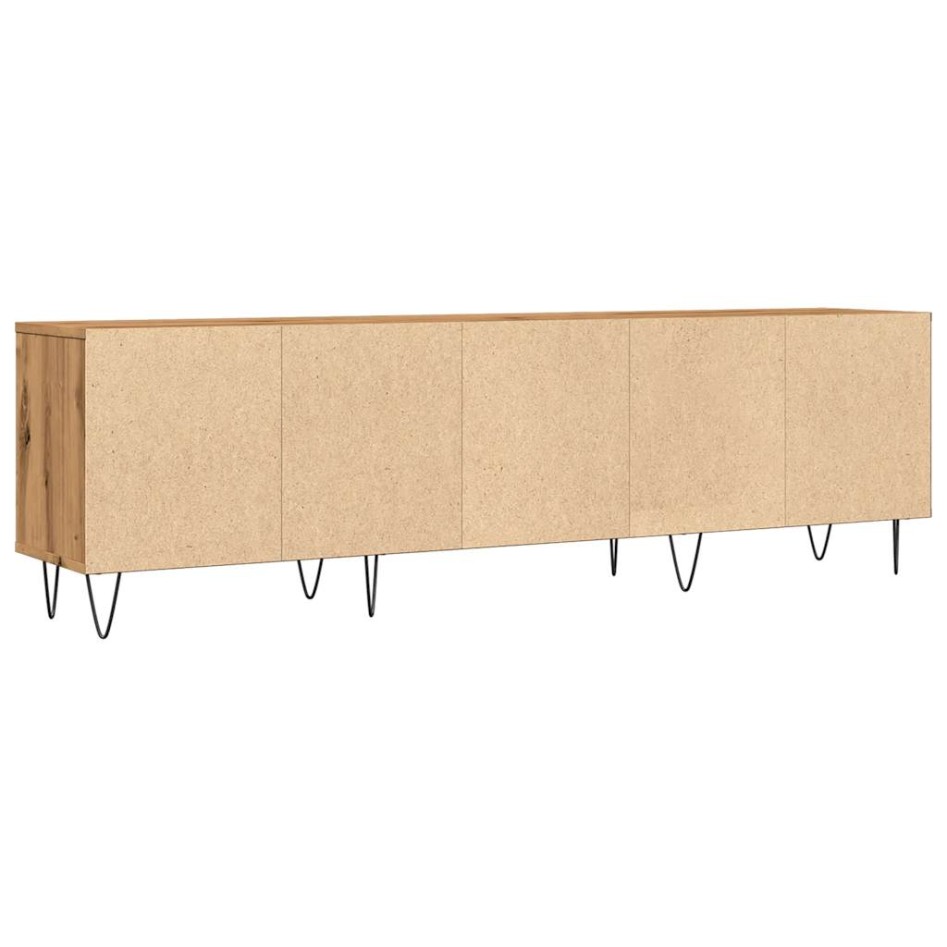 Mueble de TV madera de ingeniería roble artisan 150x30x44,5