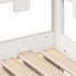 Sofá cama nido con cajones sin colchón blanco 90x190