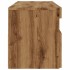 Mueble de TV luces LED madera roble artisan 120x35x40