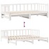 Sofá cama nido con cajones sin colchón blanco 90x200