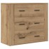 Aparador madera de ingeniería roble artisan 80x33x70