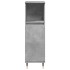 Set muebles de baño 2 piezas madera contrachapada gris