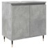 Set muebles de baño 2 piezas madera contrachapada gris