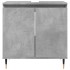 Set muebles de baño 2 piezas madera contrachapada gris
