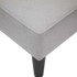 Chaise longue con reposabrazos derecho tela gris