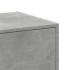 Armario botiquín madera ingeniería gris hormigón 40x41x118