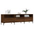 Mueble de TV madera contrachapada roble marrón 150x30x44,5