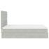 Estructura cama otomana colchones gris claro