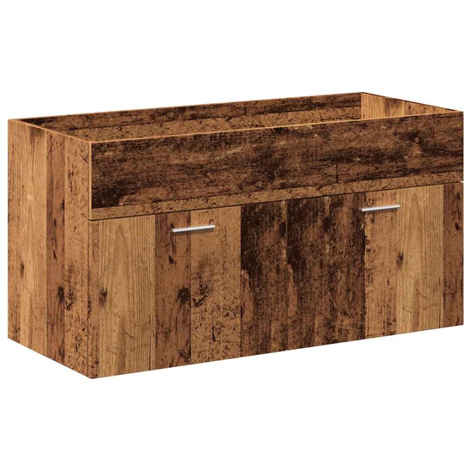 Juego de muebles de baño 4 piezas madera ingeniería