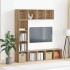 Estanterías para libros 3 uds madera ingeniería roble