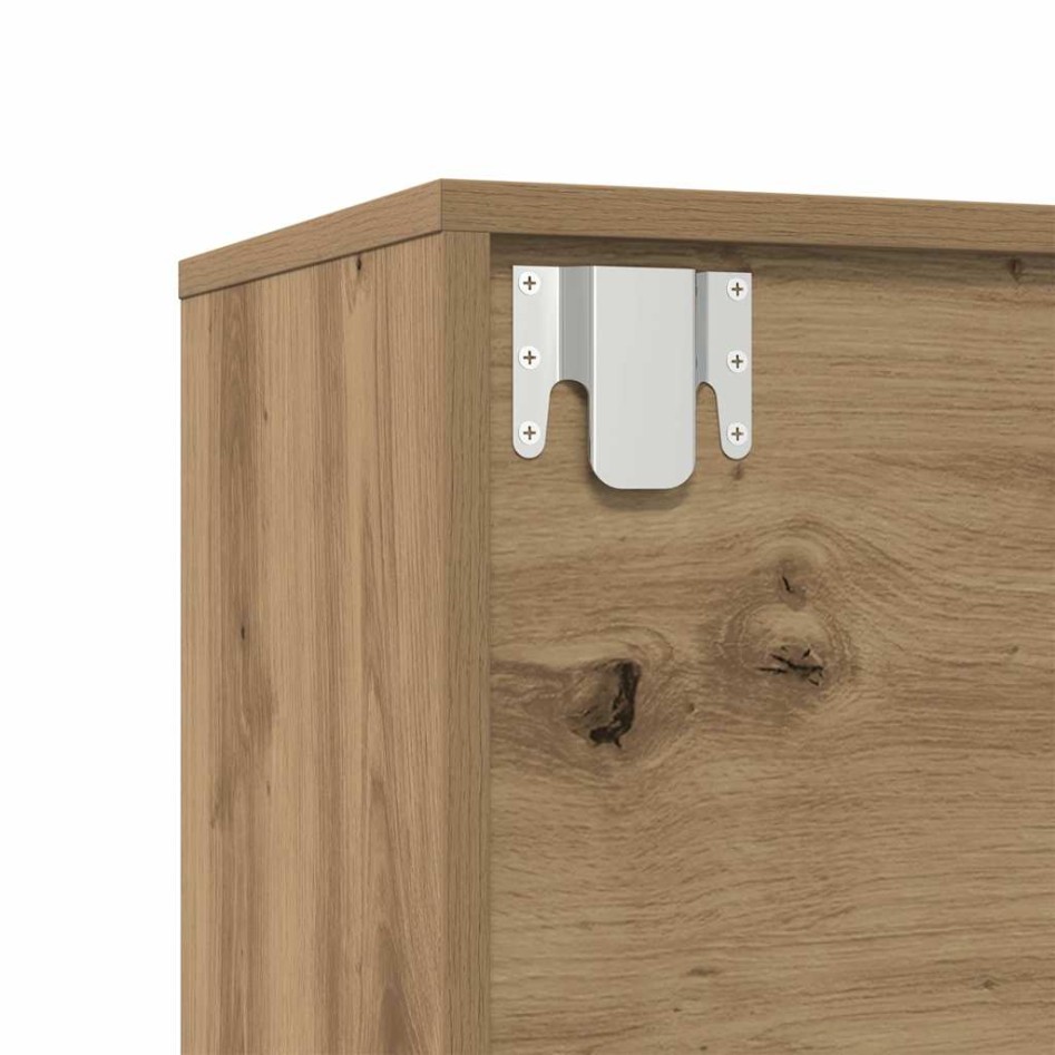 Estanterías para libros 3 uds madera ingeniería roble