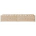 Estructura de cama sin colchón madera maciza de pino 90x190