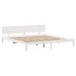 Estructura de cama con cajones madera maciza de pino 200x200