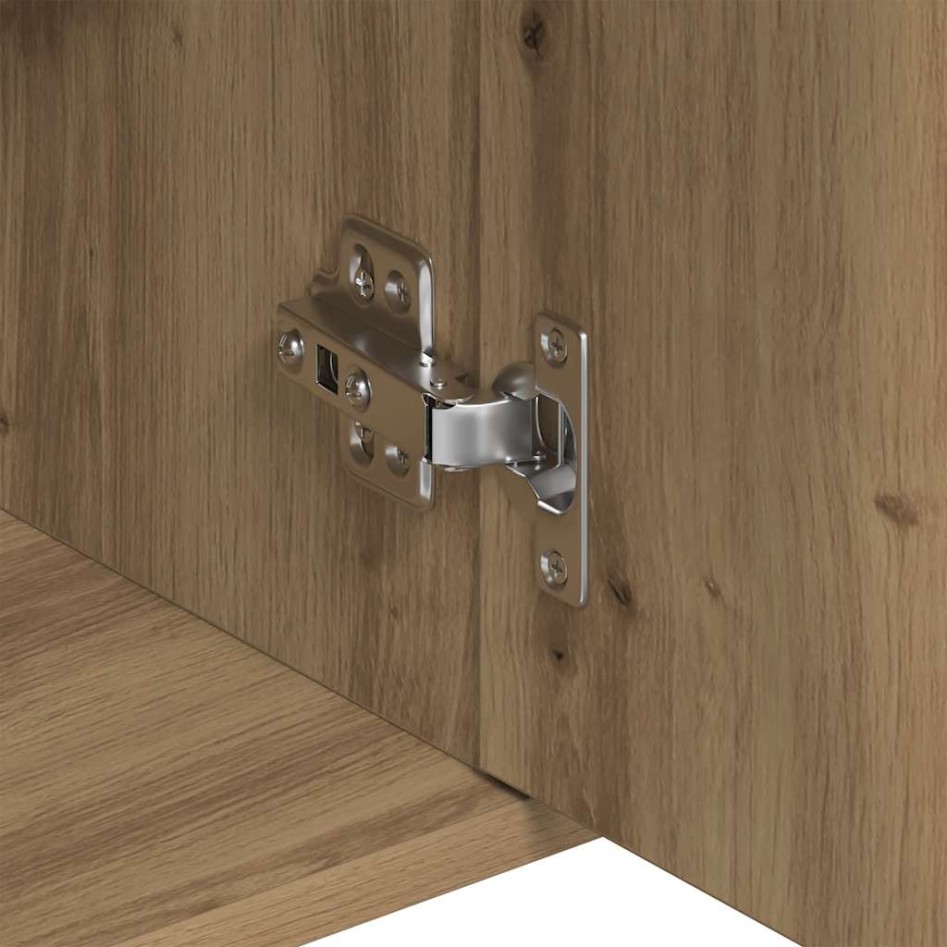 Aparador madera de ingeniería roble artisian 88x30x70