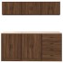 Garage Cabinets 6 pcs Brown Oak Engineered