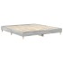 Estructura de cama sin colchón gris Sonoma 180x200