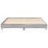Estructura de cama sin colchón gris Sonoma 180x200