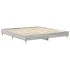 Estructura de cama sin colchón gris Sonoma 180x200