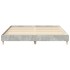 Estructura de cama sin colchón gris hormigón 180x200