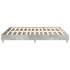 Estructura de cama sin colchón gris hormigón 180x200