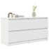 Mueble para TV madera contrachapada blanco 100x35x54