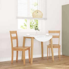 Sillas de comedor  2 uds madera maciza natural