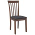 Sillas de comedor con cojines 2 uds madera maciza marrón
