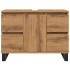 Mueble de lavabo madera de ingeniería roble artisan 80x33x60