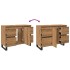 Mueble de lavabo madera de ingeniería roble artisan 80x33x60