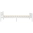 Estructura de cama sin colchón madera de pino blanco 90x200