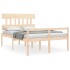 Cama de matrimonio personas mayores con cabecero madera