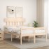 Cama de matrimonio personas mayores con cabecero madera