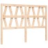 Estructura de cama con cabecero madera maciza 140x190