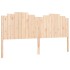 Estructura de cama sin colchón madera maciza de pino 200x200