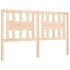 Estructura de cama con cabecero madera maciza 160x200