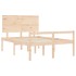 Cama para personas mayores con cabecero madera maciza