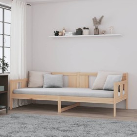 Sofá cama madera maciza de pino 80x200