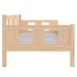 Sofá cama madera maciza de pino 80x200