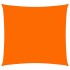 Toldo de vela cuadrado tela Oxford naranja 6x6
