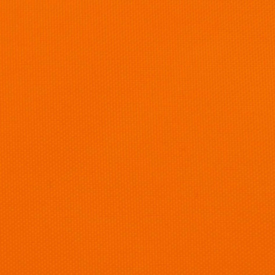 Toldo de vela cuadrado tela Oxford naranja 6x6