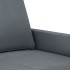 Juego de sofás con cojines 3 piezas terciopelo gris
