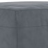 Juego de sofás con cojines 3 piezas terciopelo gris