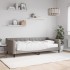 Sofá cama con colchón tela gris taupe 90x200