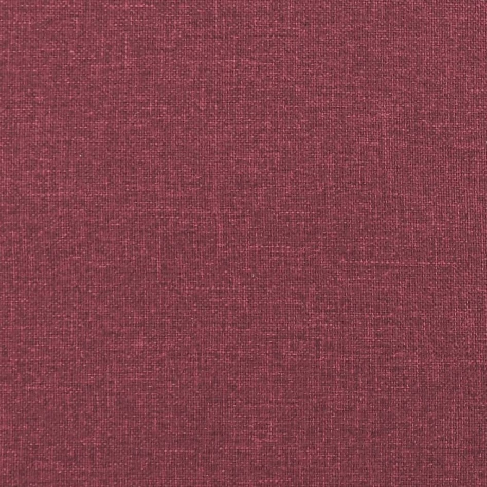 Juego de sofás con cojines 3 piezas tela rojo