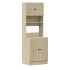 Mueble de cocina madera de ingeniería roble Sonoma 60x50x180