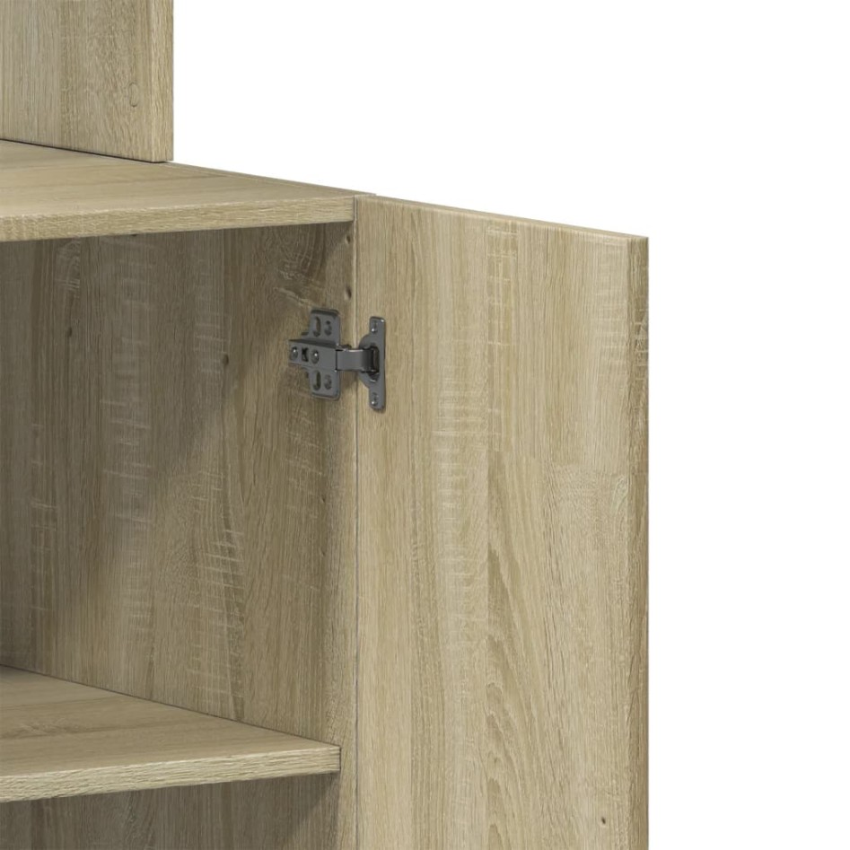 Mueble de cocina madera de ingeniería roble Sonoma 60x50x180