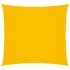 Toldo de vela cuadrado tela Oxford amarillo 6x6