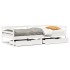Sofá cama con cajones madera maciza de pino 90x200
